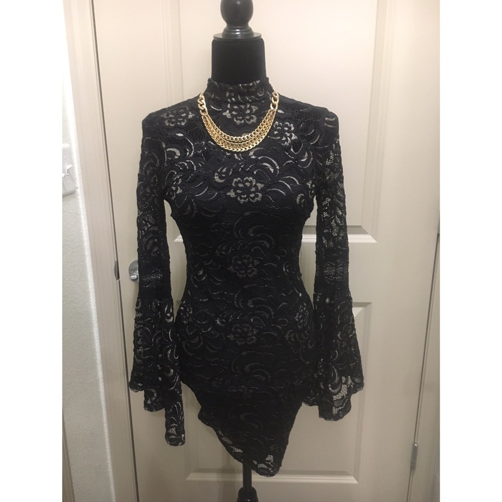 Formal black and gold dress